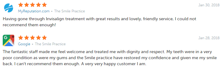 Ask for dentist reviews